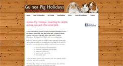 Desktop Screenshot of guineapigholidays.co.uk